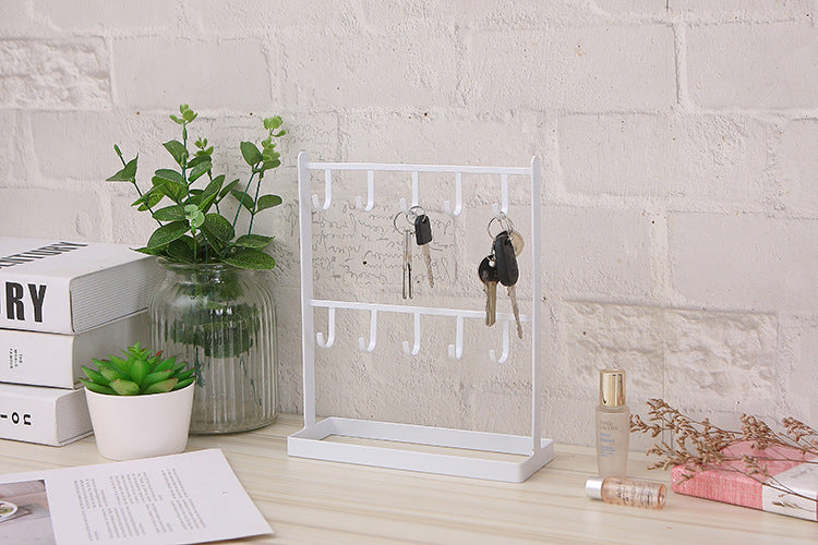 Glam Square Metal Jewelry Display Rack