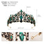 Elegant Baroque Alloy Plated Bridal Crown Accessory