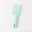 Simple Classic Solid Color Plastic Hairdressing Comb for Women - Fluffy Styling and Curling