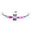 Colorful Butterfly Heart Kids' Friendship Bracelet and Necklace Set