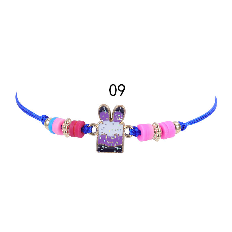 Colorful Butterfly Heart Kids' Friendship Bracelet and Necklace Set