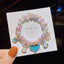 Gradient Color Children's Pearl Cartoon Beaded Bracelet - Kids Hand Accessories