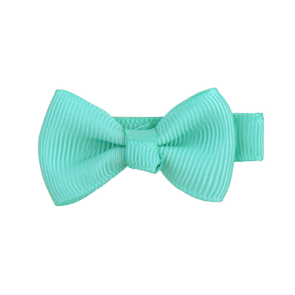 European American Kids' Jewelry Cute Bow Ribbon Hairpin Set - 20 Colors