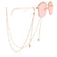 Fashion Heart Butterfly Beads Evil Eye Tassel Sunglasses Chain