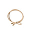 Elastic Twist Hair Tie with Metal Layered Bow