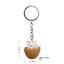 Cute Cat Alloy Plastic Keychain Pendant - DIY Creative Cartoon Design