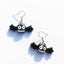 Halloween Bat & Pumpkin Resin Epoxy Earrings for Women