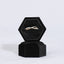 Simple Classic Solid Color Velvet Jewelry Box for Rings, Earrings, and Necklaces