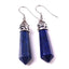 Fashion Solid Color Natural Crystal Gemstone Hexagonal Earrings