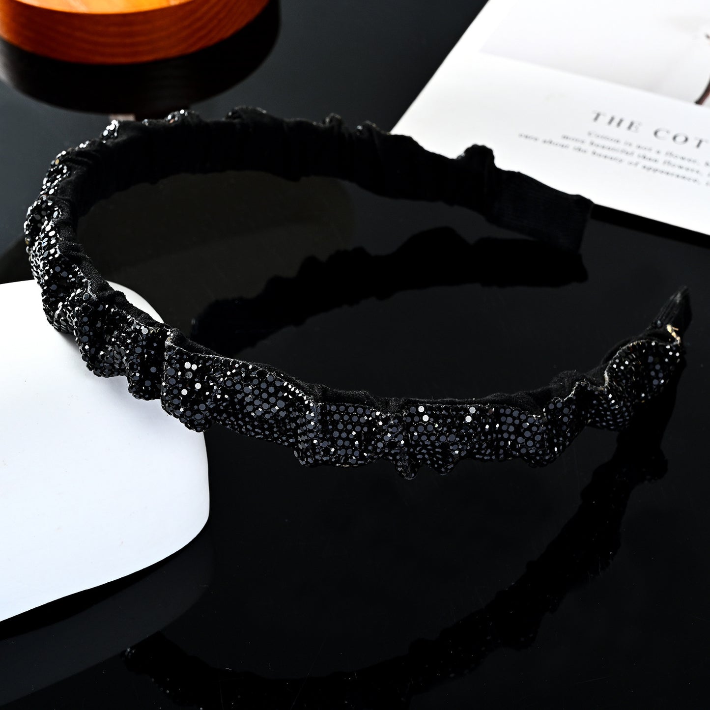 Retro Geometric Rhinestone Embellished Hairband