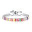 Colorful Zircon Crystal Adjustable Bracelet for Women