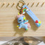 Cartoon Unicorn Silicone Keychain Pendant for Bags