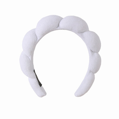 Women's Solid Color Handmade Hair Bands - Terry Cloth Twist Headbands, 2-3 Pieces Set