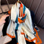 Women's Retro Printed Satin Silk Scarf Shawl Wrap