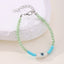 IG Style Modern Classic Blue Crystal Evil Eye Beaded Women's Bracelet 2024 Collection