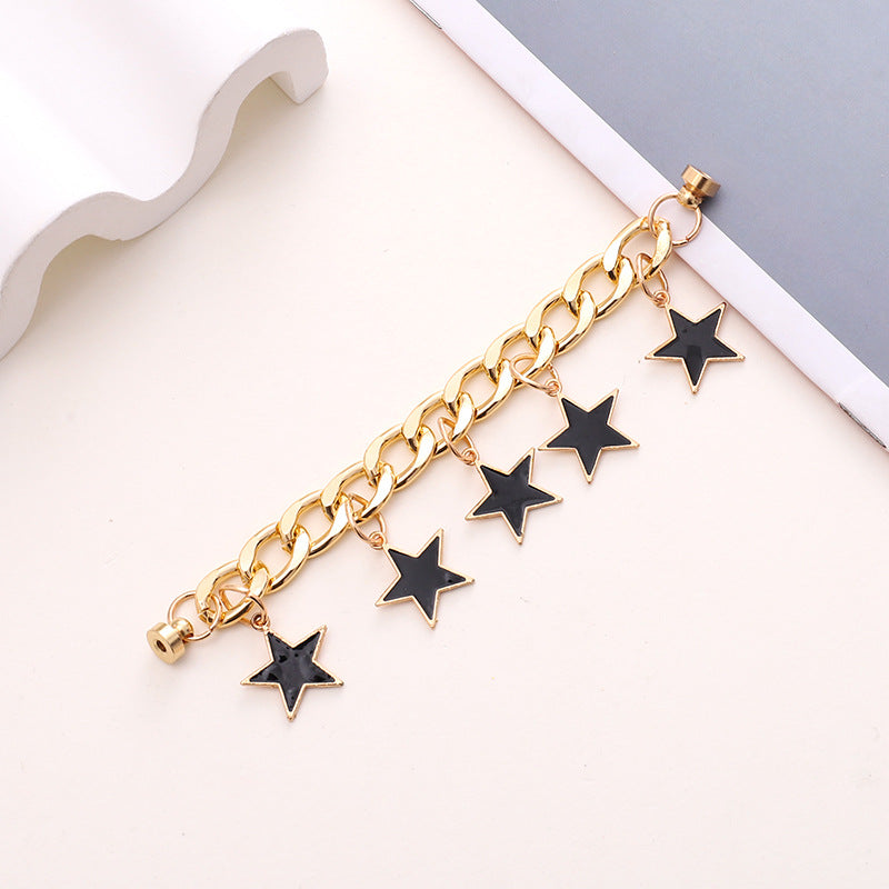 Metal Pearl Star Bear Heart Shape DIY Accessories for Shoes and Phone Cases