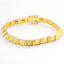 Hip-hop Geometric Irregular Copper Zircon Couple Bracelets