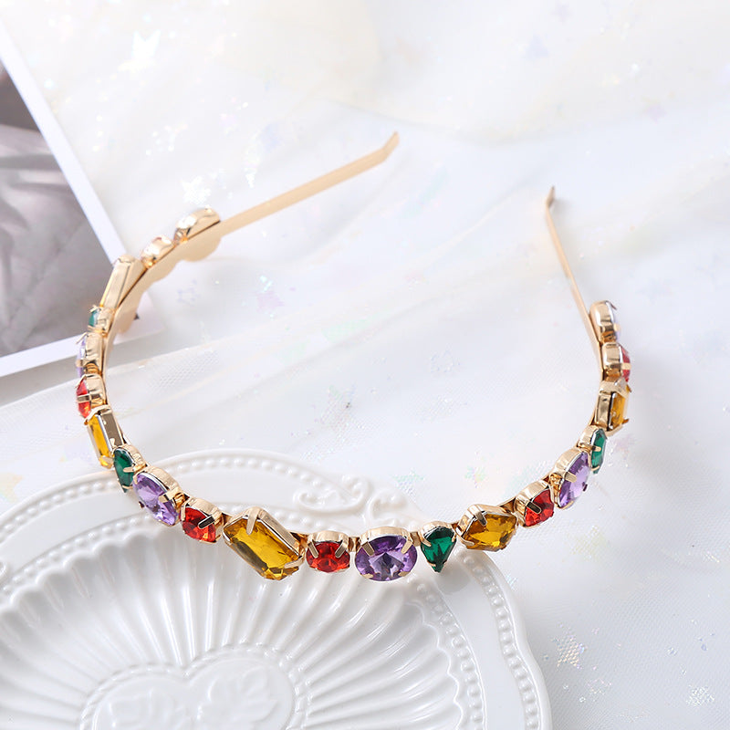 Fashion Rhinestone Cat Ear Pearl Hairband