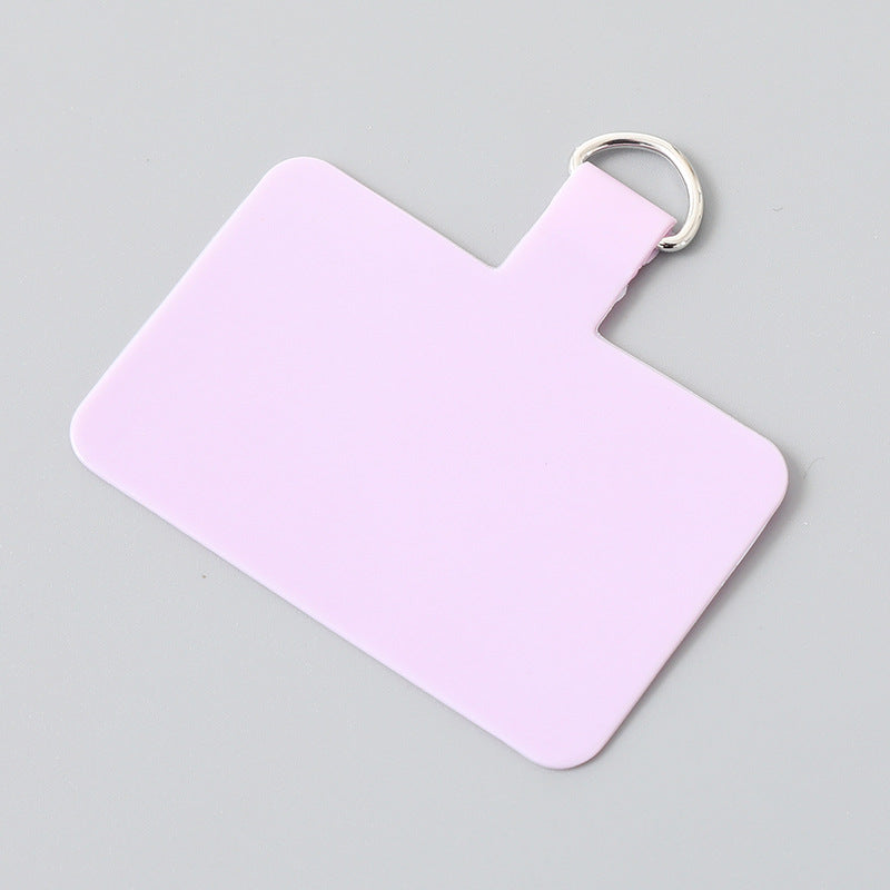 Casual Square TPU Mobile Phone Chain with Universal Anti-Loss Card Holder