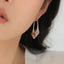 1 Pair Modern Style Flame Plating Copper Earrings