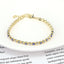 European Fashion Copper Chain Zircon Evil Eye Bracelet