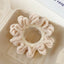 Plush Solid Color Hair Tie - Japanese Korean Style Wrinkled Hair Accessory