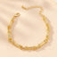 Elegant Solid Color Alloy Women's Chain Bracelet - Versatile and Personalized Design for Daily Wear