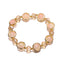 Gradient Crystal Glass Bracelet for Women and Kids