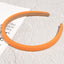 Fashion Candy Color Solid Sponge Wide Headband for Women