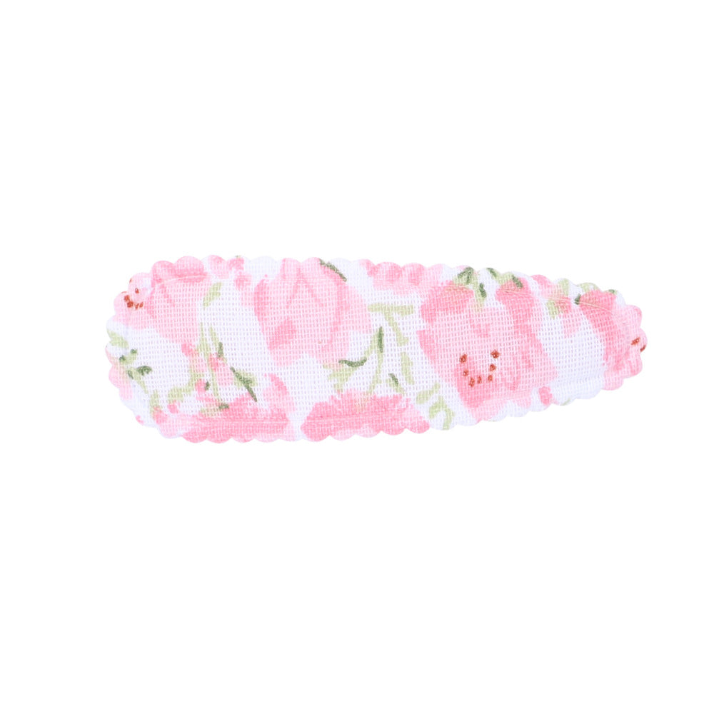 Cute Floral Fabric Hair Clip for Kids