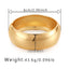 Elegant Minimalist Alloy Bangle Bracelet for Women