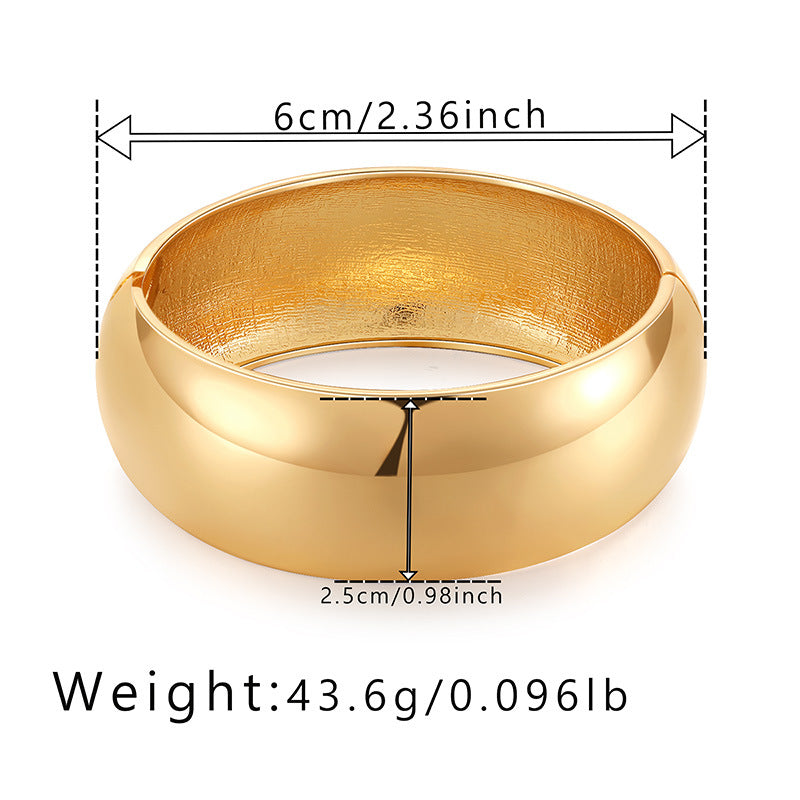 Wholesale Jewelry Simple Style Commute Solid Color Alloy Plating Bangle