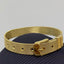 Elegant 18K Gold Plated Stainless Steel Bangle and Titanium Steel Diamond Bracelet Set