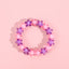 Simple Style Colorful Acrylic Beaded Kids' Bracelets with Pentagram and Smiley Face Design