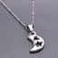 Simple Classic Moon Stainless Steel Women's Pendant Necklace