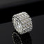 Wholesale Multi-Row Rhinestone Elastic Ring