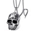 Hip-Hop Cross Angel Skull Alloy Titanium Steel Stoving Varnish Men'S Necklace 1 Piece