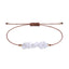 Pastoral Geometric Natural Crystal Stone Adjustable Women's Bracelet