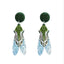 Acrylic Animal Dinosaur Bee Parrot Frog Drop Earrings for Women