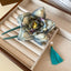 Chinoiserie Flower & Phoenix Lotus Tassel Hairpin for Hanfu