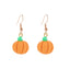 1 Pair Sweet Flower Polymer Clay Autumn Drop Earrings