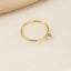 Golden U-shaped False Nose Ring Hand-wound Geometric Diamond Piercing Jewelry