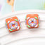 Acrylic Color Block Beads for DIY Jewelry and Accessories