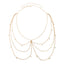 Vacation Multi-Layer Pearl Tassel Body Chain Belt for Women