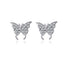 Elegant Rhinestone Butterfly Earrings for Women - Chic and Versatile Ear Clips