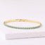 European American Fashion Zircon Multi-Color Adjustable Tennis Bracelet