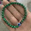 Ethnic Eye Agate & Natural Stone Beaded Bracelet for Men