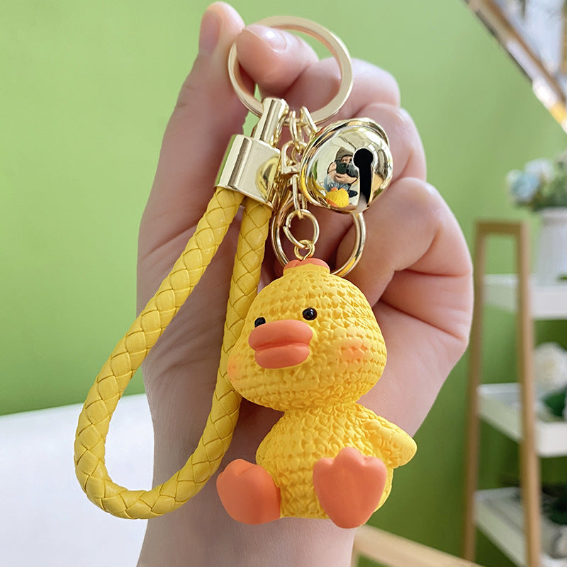 Modern Animal Resin Keychain Pendant for Bags and Cars