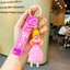 Cartoon Barbie Doll Pendant Keychain for Women