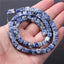 Natural Blue Dots Spacer and Abacus Beads for DIY Jewelry Making